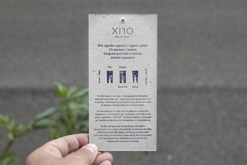 Etiquetas Xiro Eco Denim Jeans